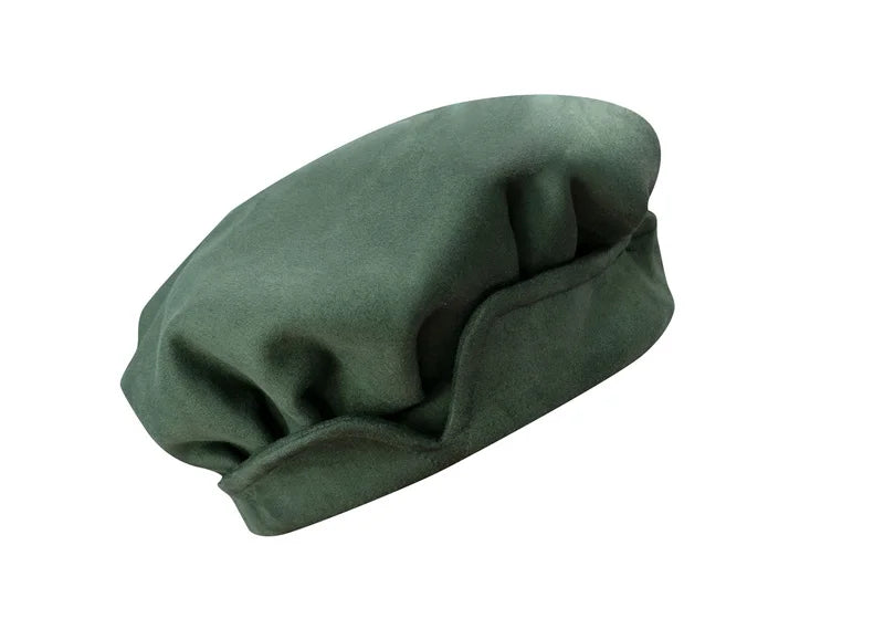 Soft Suede Medieval Hat Beret for Men Women