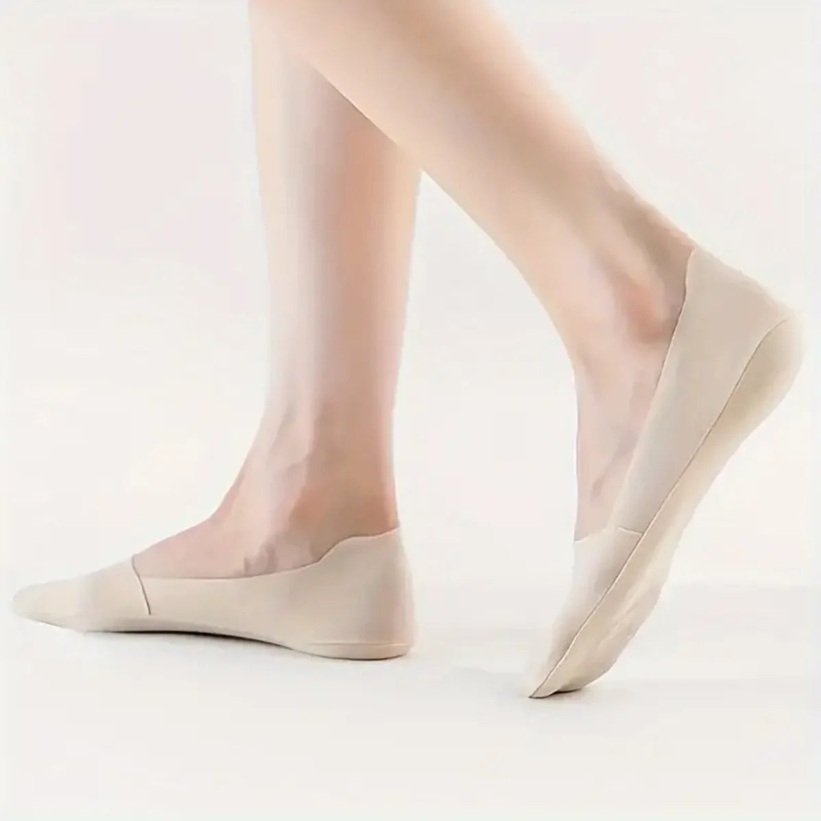 No Show Socks Women's 5-8 Pairs Low Cut Liner Non Slip Socks for Women Footies Invisible Socks