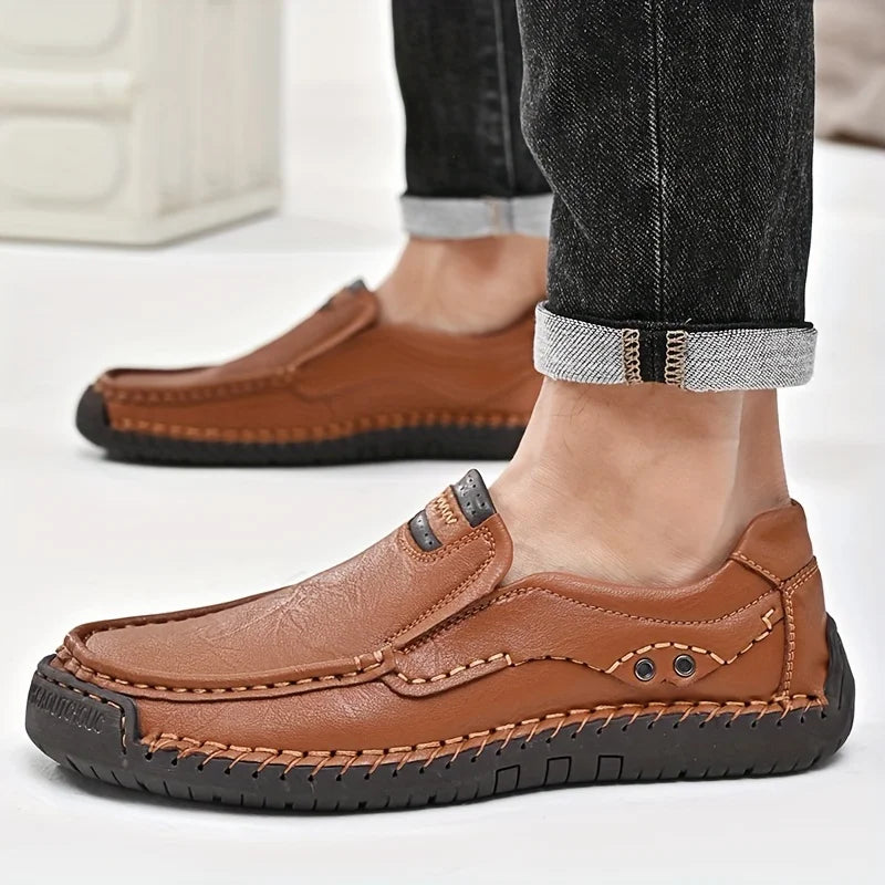 Men's Solid Color Loafers Soft Sole