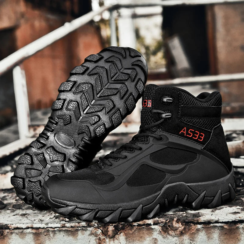 Men's tactical boots, comfortable lightweight