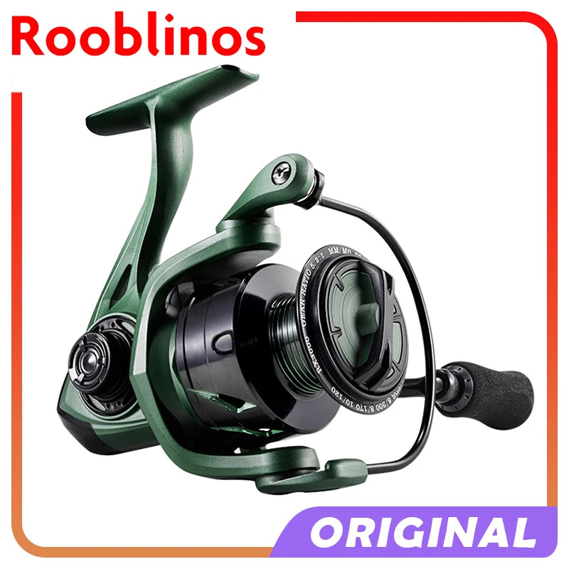 l Fish Spinning Reel 5.2:1 Black Red 10kg