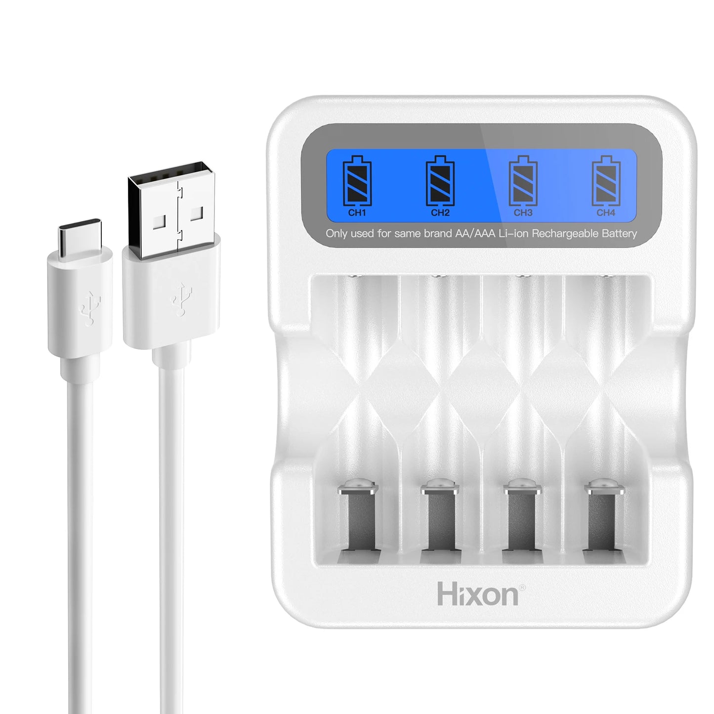 1.5V AA & AAA Lithium Ion Battery Fast Charging Rechargeable Battery