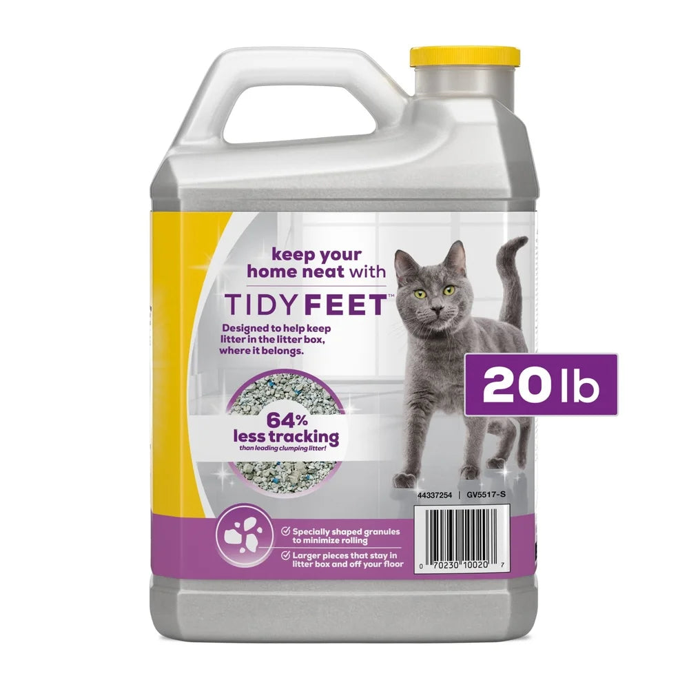 Clumping Cat Litter Low Dust 14 Day Odor Control Easy Scoop 20 lb Jug Ideal Multiple Cats