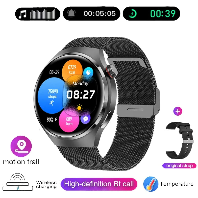 Android Smart Watch Men's Pro 466 * 466 HD screen Bluetooth call IP68 Waterproof Sports Heart rate Smart Watch