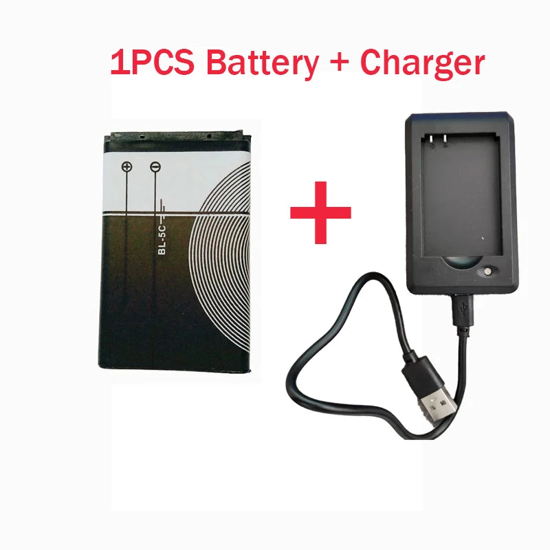 3.7V 1020mAh Battery -5C Rechargeable Batteries For Nokia 2112 2118 2255 2270 2280 2300 2600 2610 3125 3230