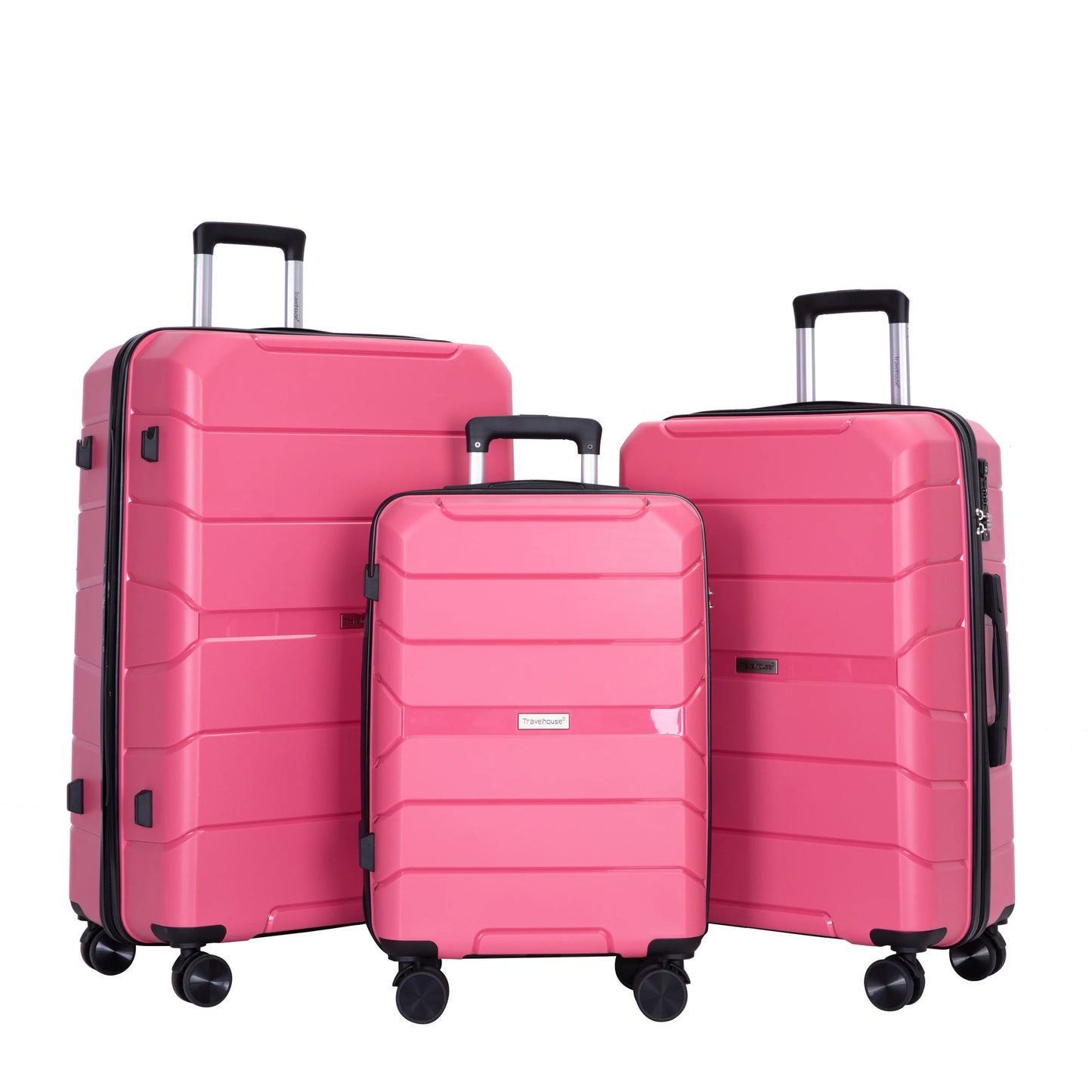Hard shell Suitcase Spinner Wheels Luggage Set Lightweight With TSA Lock, 3-Piece Set (20/24/28)