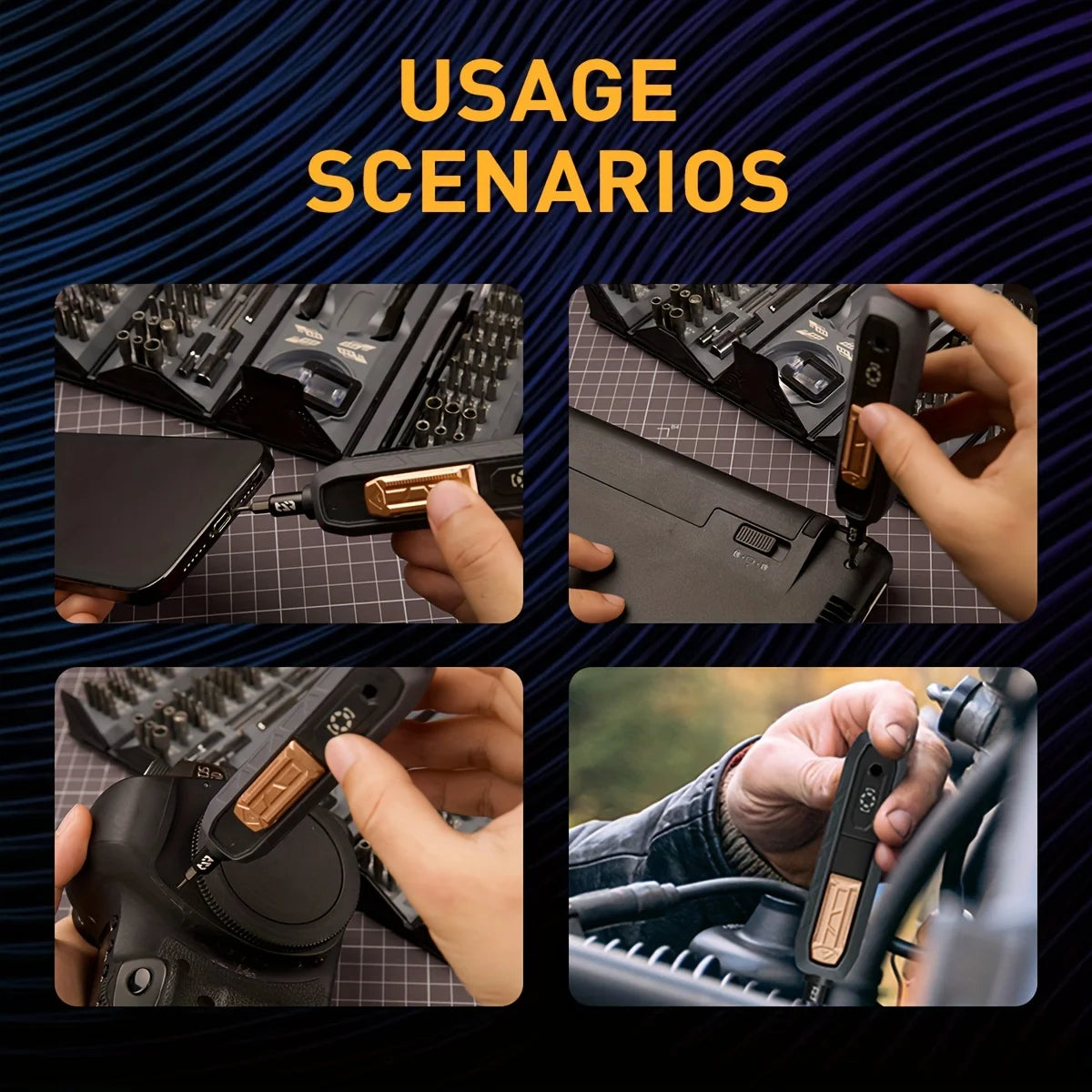 180 in 1 Precision Multifunctional Screwdriver Set, Magnetic Phillips Bits, Mobile iPhone & PC & Glasses Manual Repair