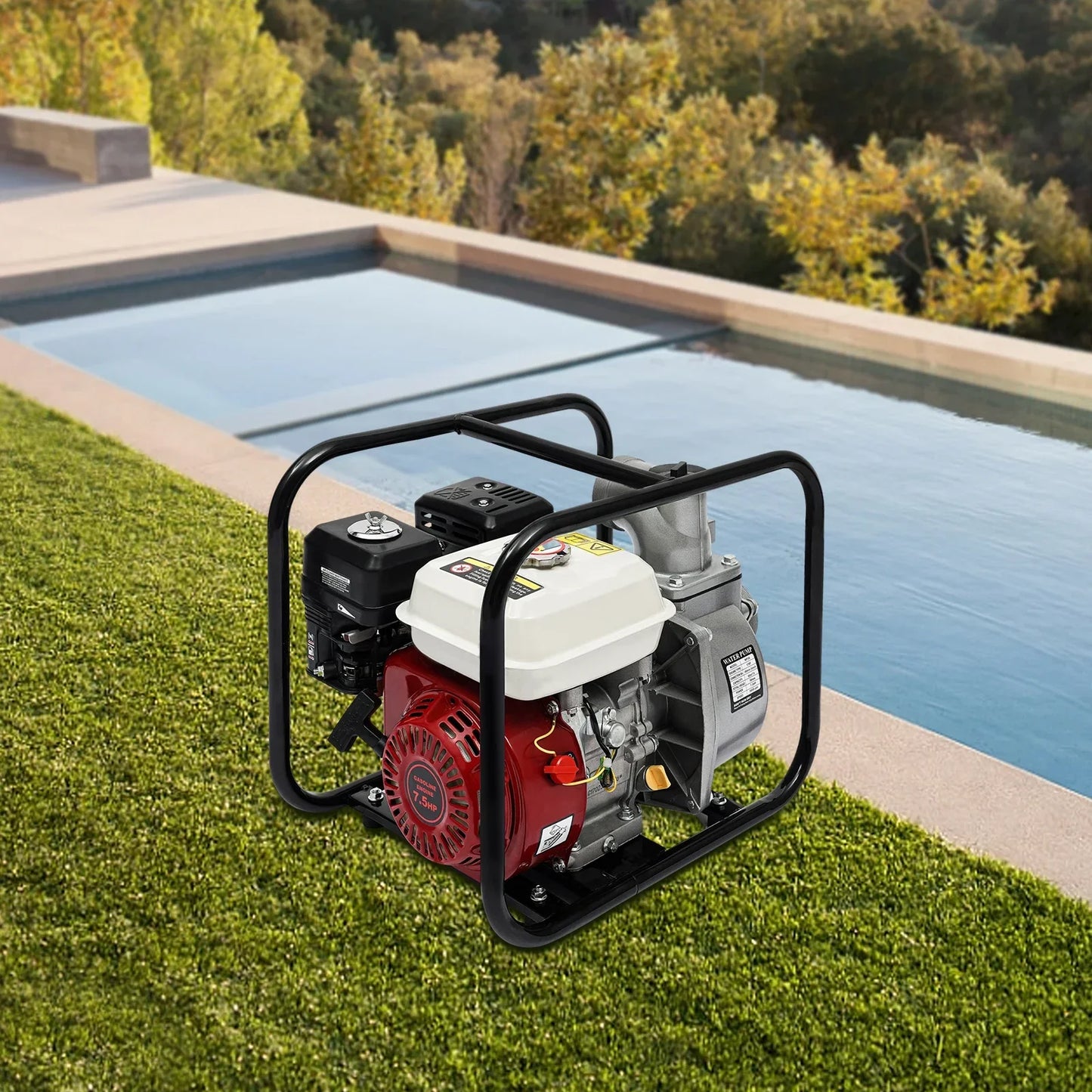 WP30 Water Transfer Pump 7.5HP 5.5kw 4-Stroke Gasoline Engine Water Pump 3600rpm Low Fuel Consumption High-performance