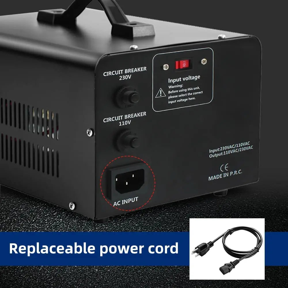 5000W/2000W Voltage Transformer 220V to 110V AC Voltage Converter home Power Supply US Socket/Plug Transfer
