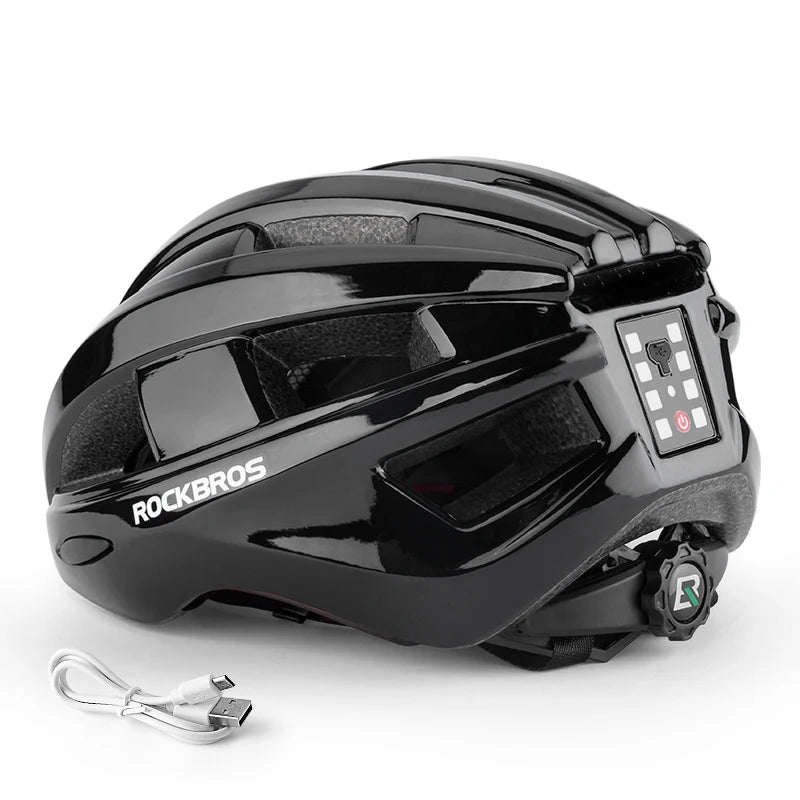 Bicycle Light Helmet MTB Road USB Warning Rear Light