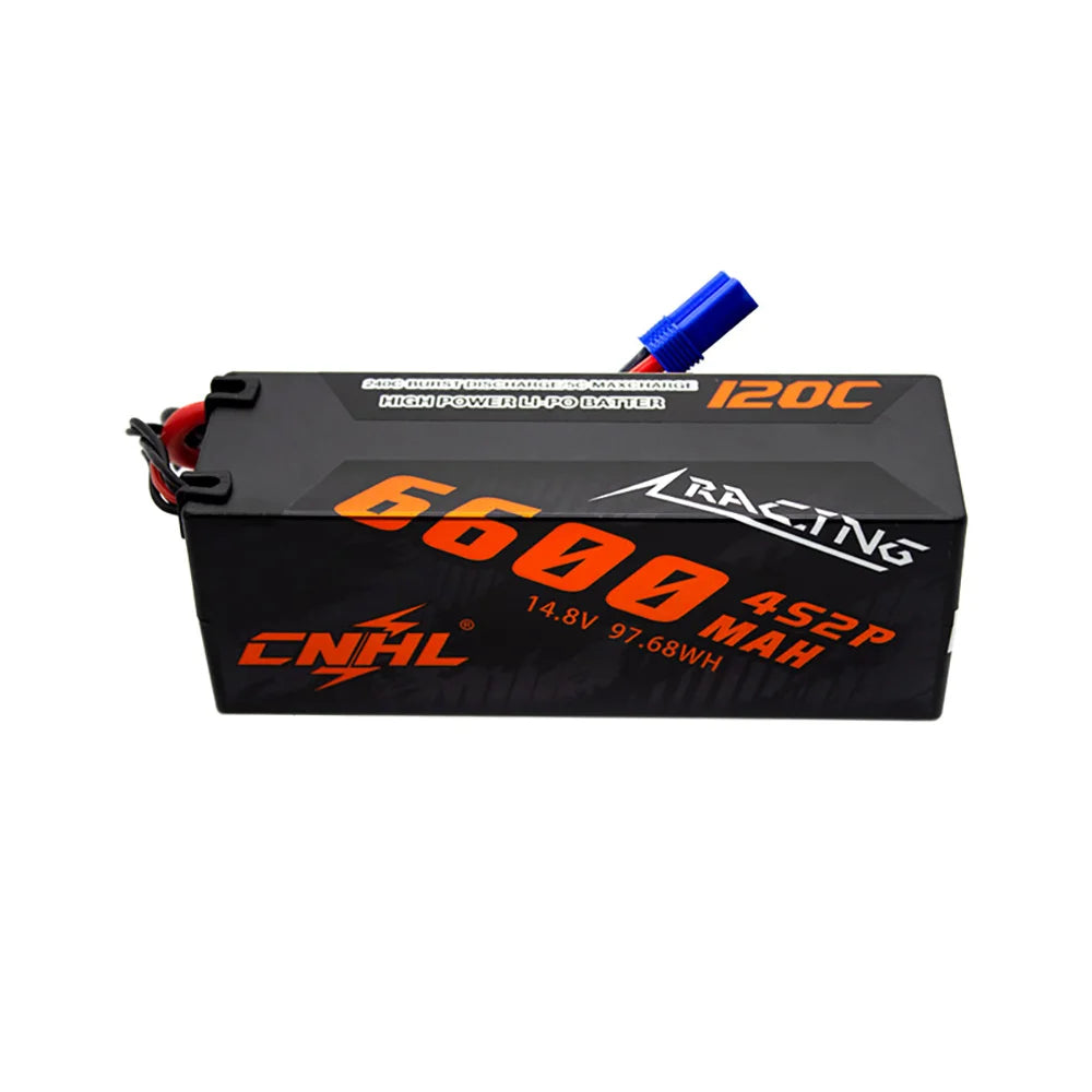 3S, 4S Lipo Battery 5600mAh 6600mAh 8000mAh 11.1V 14.8V 120C Hard Case With T EC5 Plug For RC