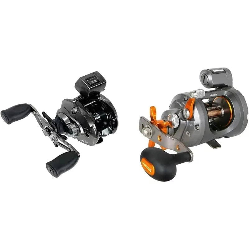 Low Profile Line Counter Graphite Frame Fishing Reel