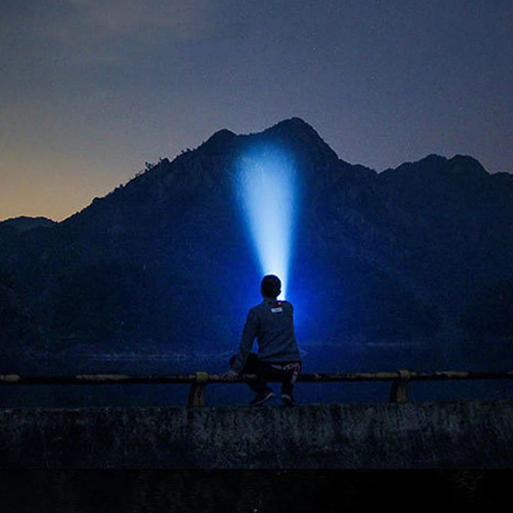 Emergency Flashlight LED Camping Lamp Multifunctional Waterproof Handheld Lantern USB Charging Service Work Light Power Display