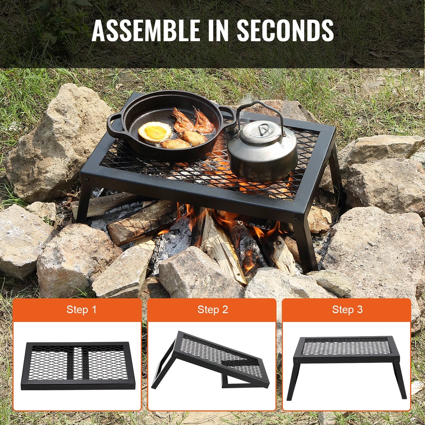 18/24in Barbecue Charcoal Grill Outdoor Home Appliance for Outdoor Cooking