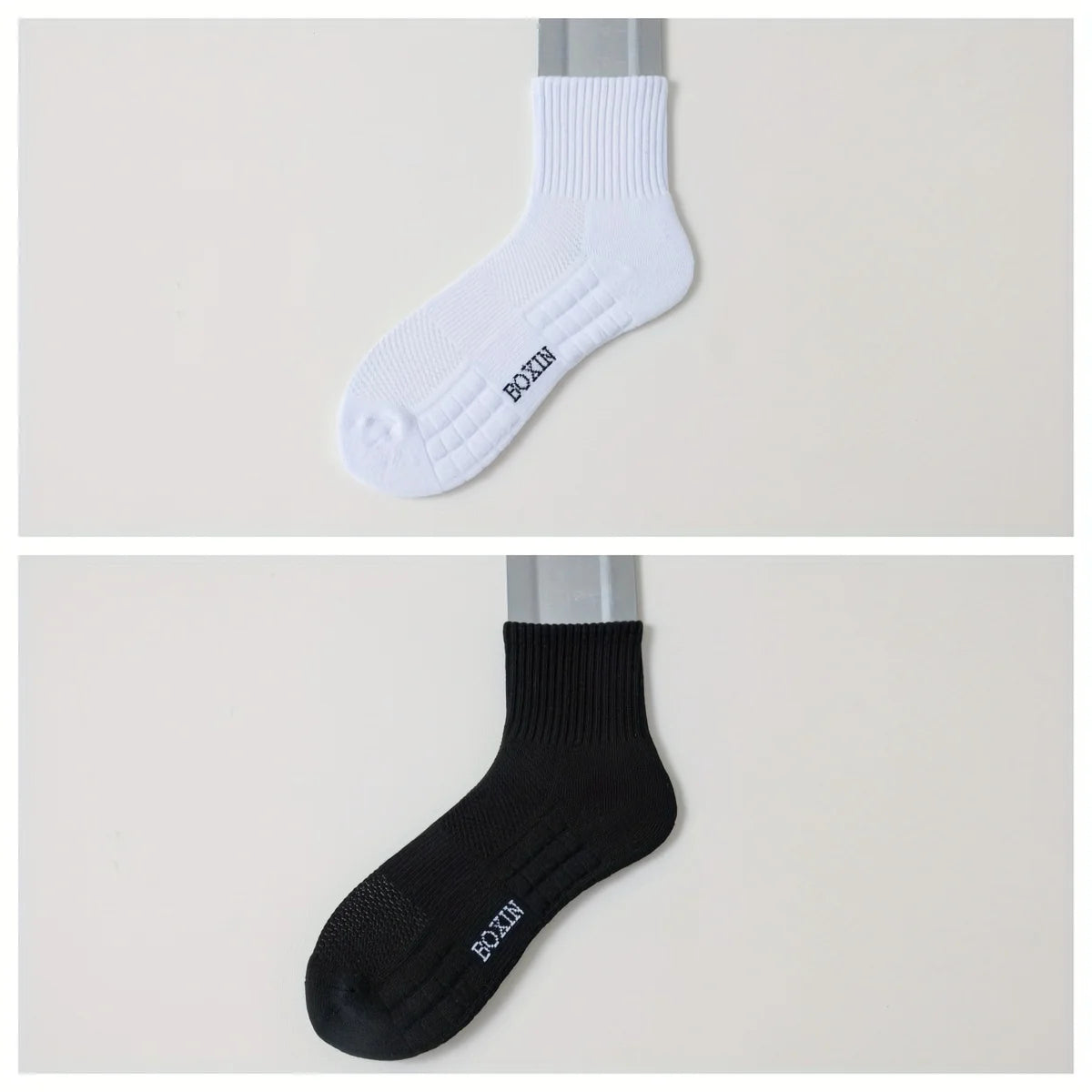 6 pairs of basketball socks, men's thickened towel bottom, middle tube, sweat absorbing and breathable running socks