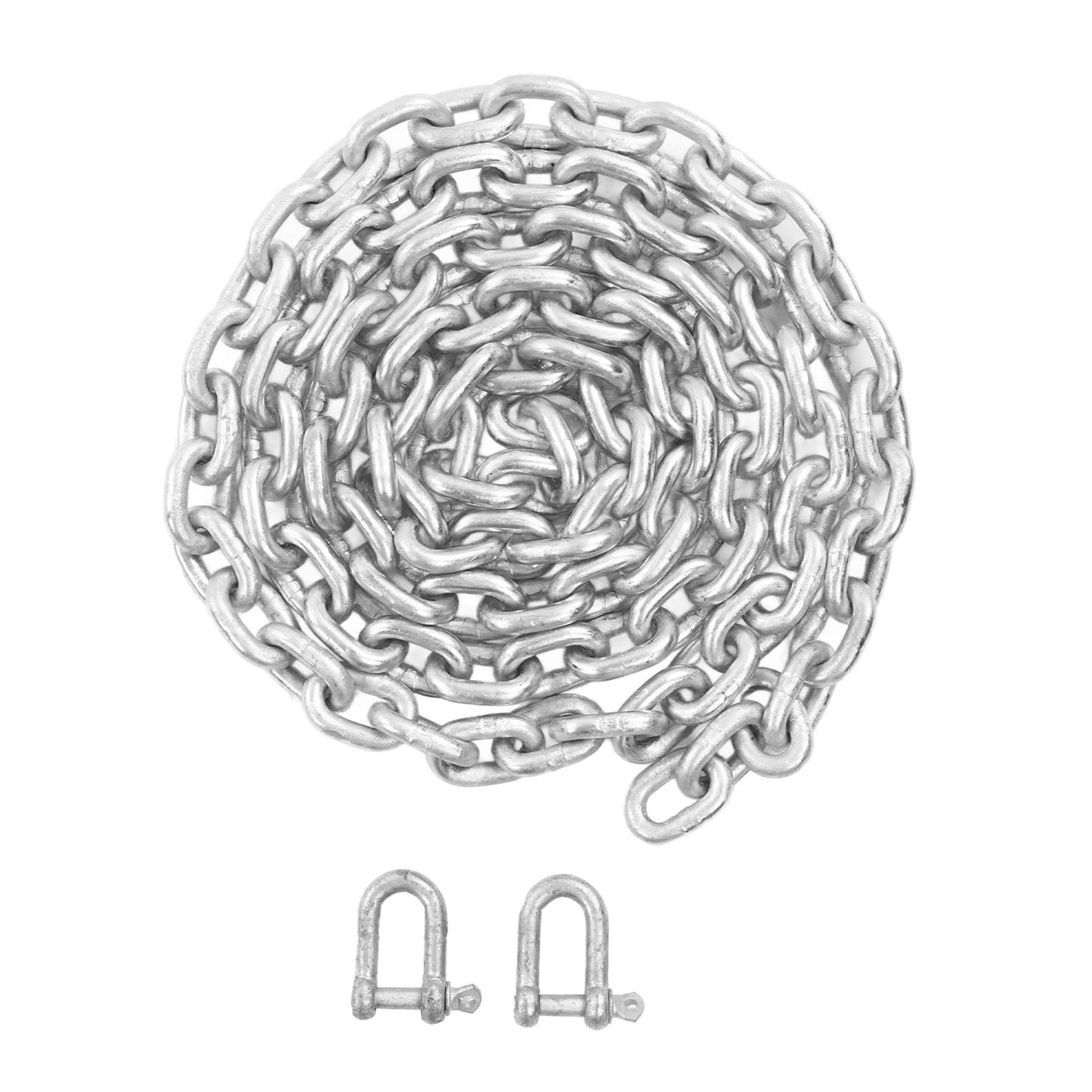 13lb Ship Anchor Kit Carbon Steel Heavy Duty Fluke Style Boat Anchor with Nylon Rope