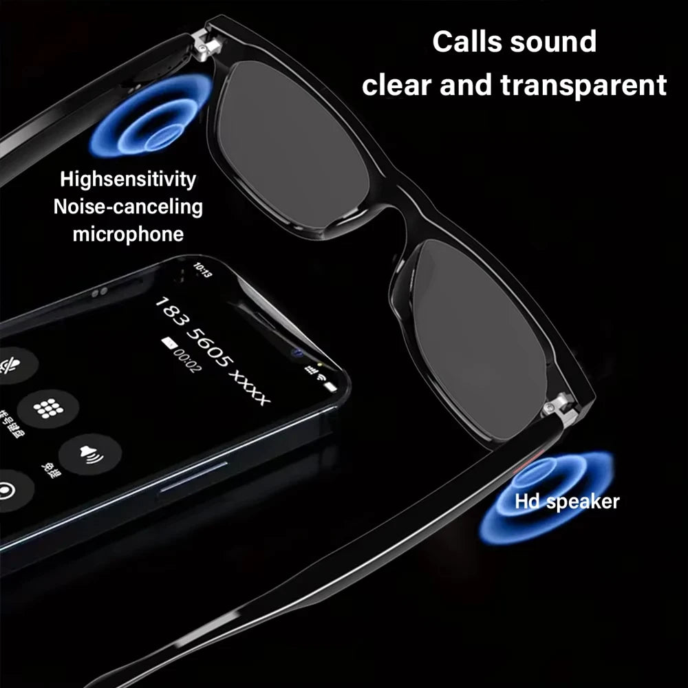New Smart Wireless Bluetooth Glasses Listen to Music Answer the Phone Men and Women