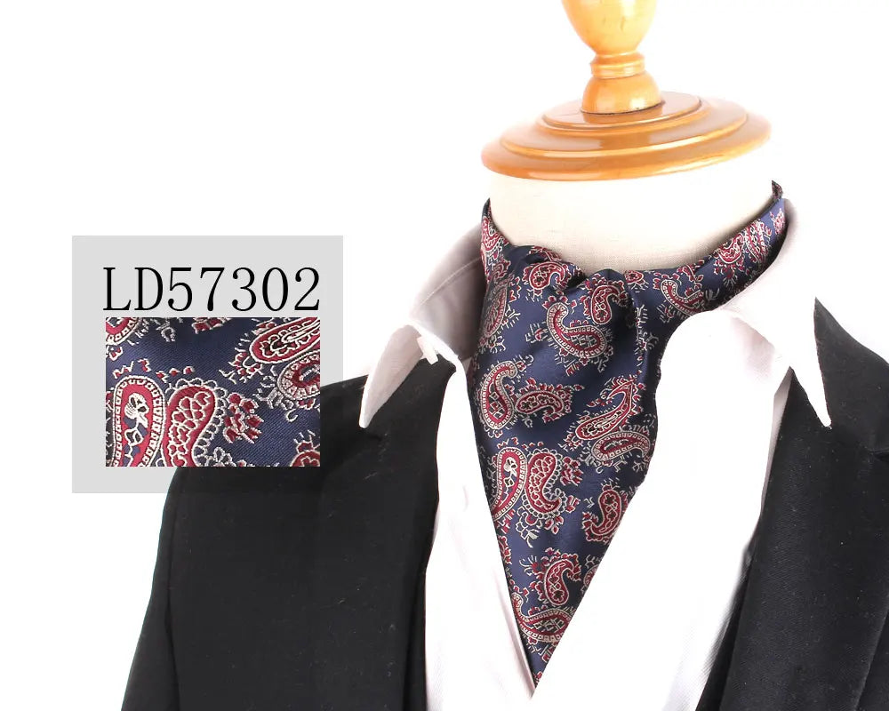 Paisley Cashew Tie Cravat Ascot