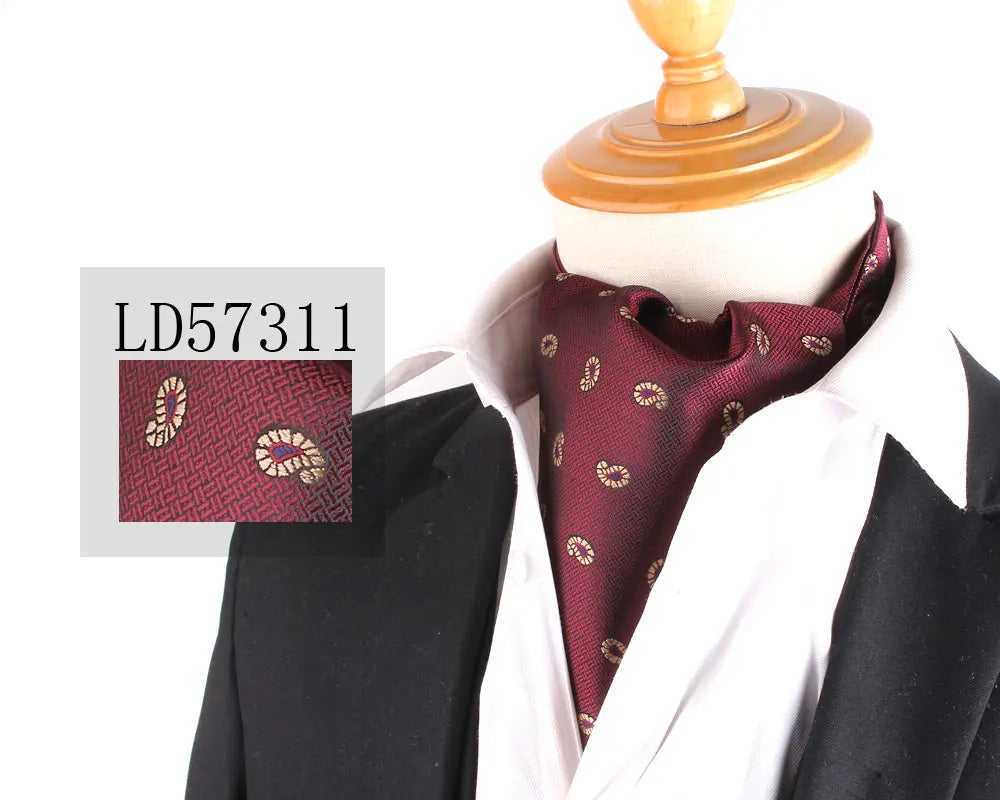 Paisley Cashew Tie Cravat Ascot