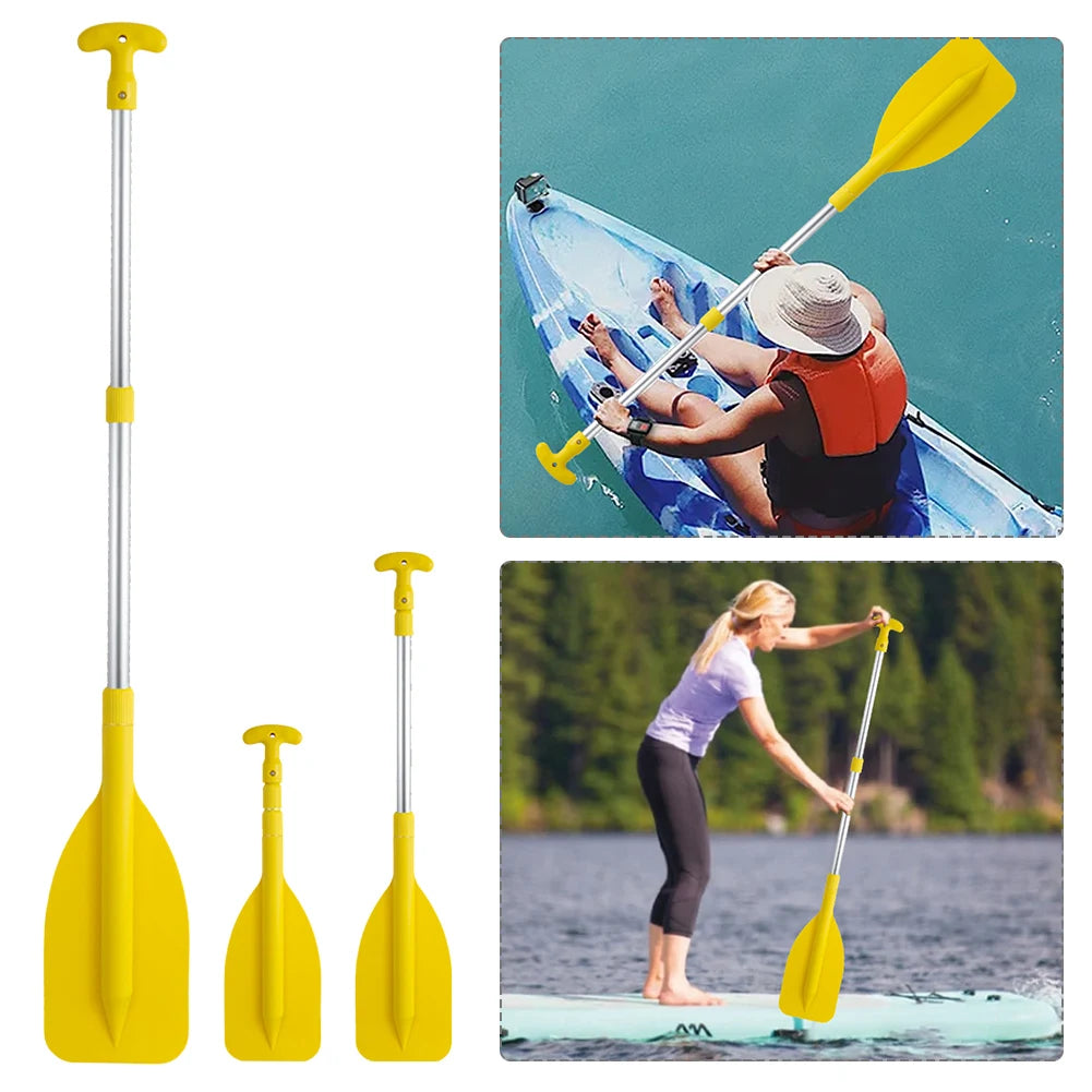 Collapsible Kayak Oar Adjustable Portable Boat Paddle Anti-Slip Handle Mini SUP Paddle Safety Boat Accessories