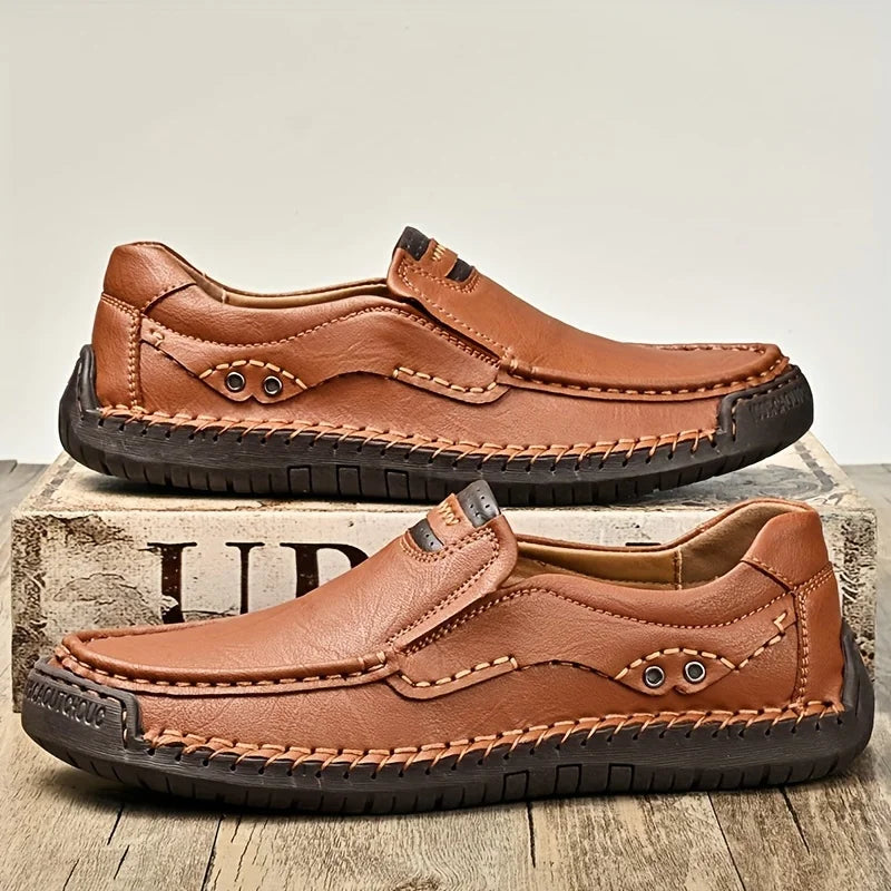 Men's Solid Color Loafers Soft Sole