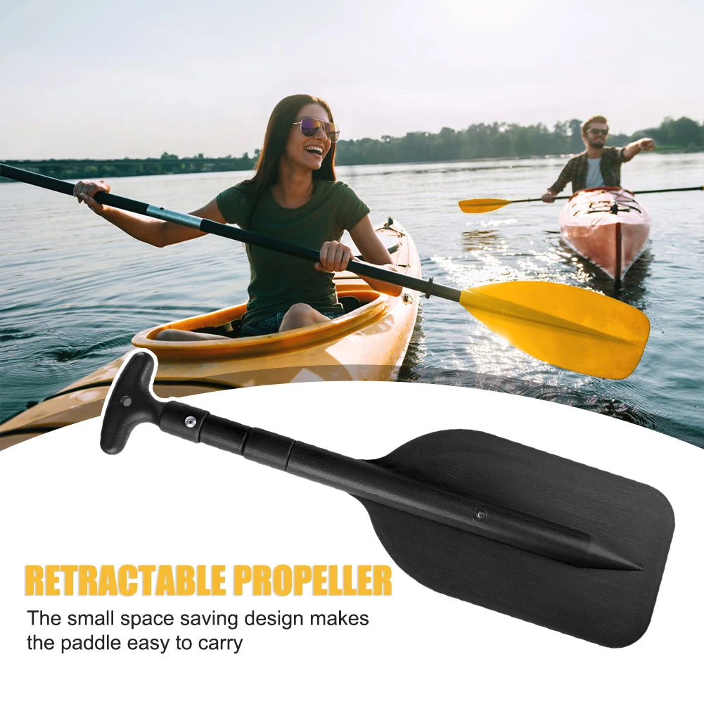 Retractable Paddle Aluminum Oar Portable Telescope Rafting Boating Accessories