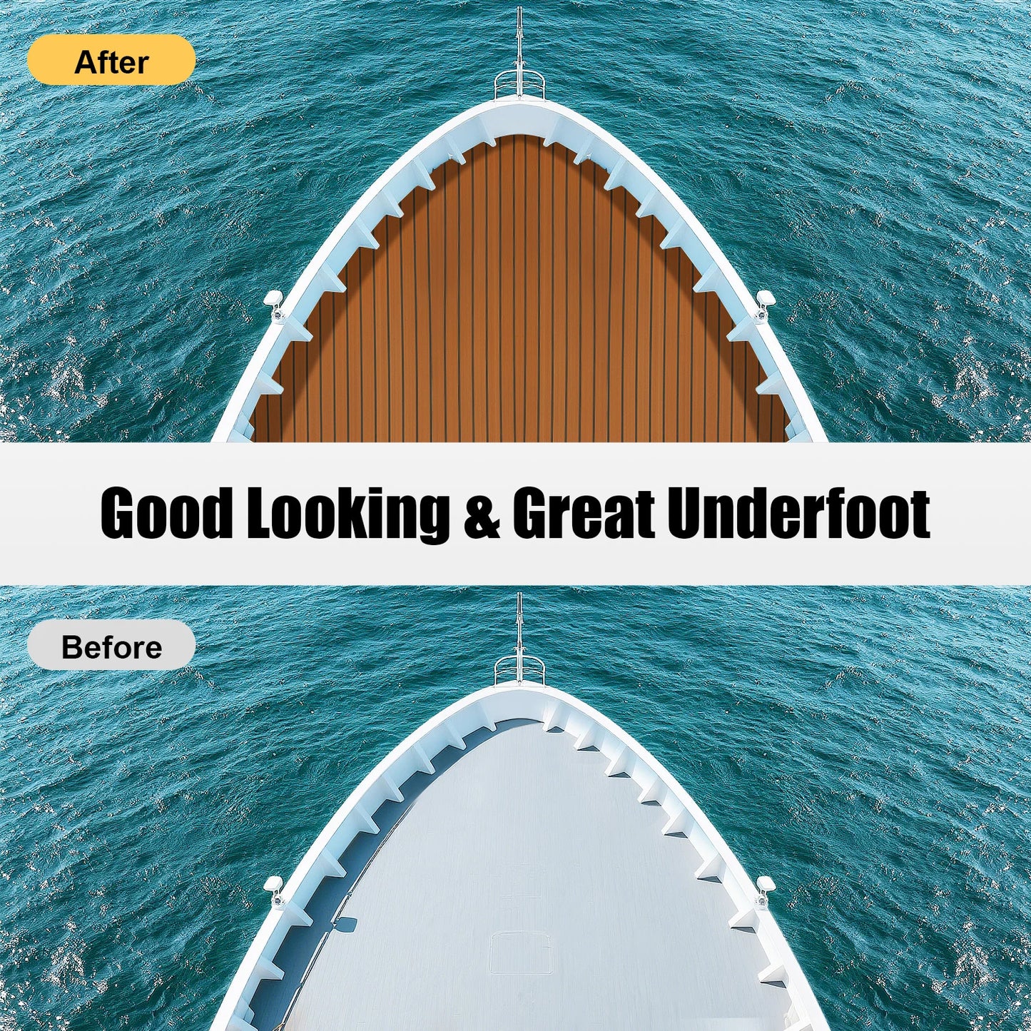 94.5'' x 35.5" Anti-skip Floor Mat Marine Flooring Mat EVA Foam Mat for House, Boat, Marine, Yacht