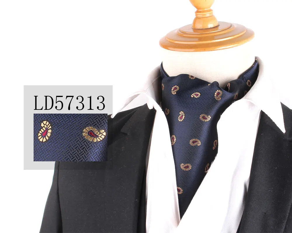 Paisley Cashew Tie Cravat Ascot