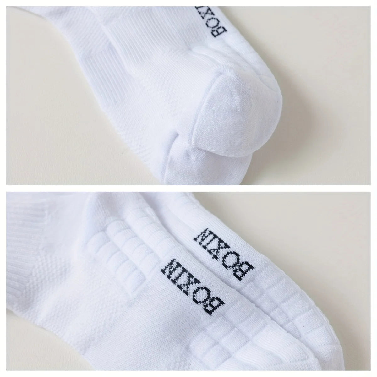 6 pairs of basketball socks, men's thickened towel bottom, middle tube, sweat absorbing and breathable running socks