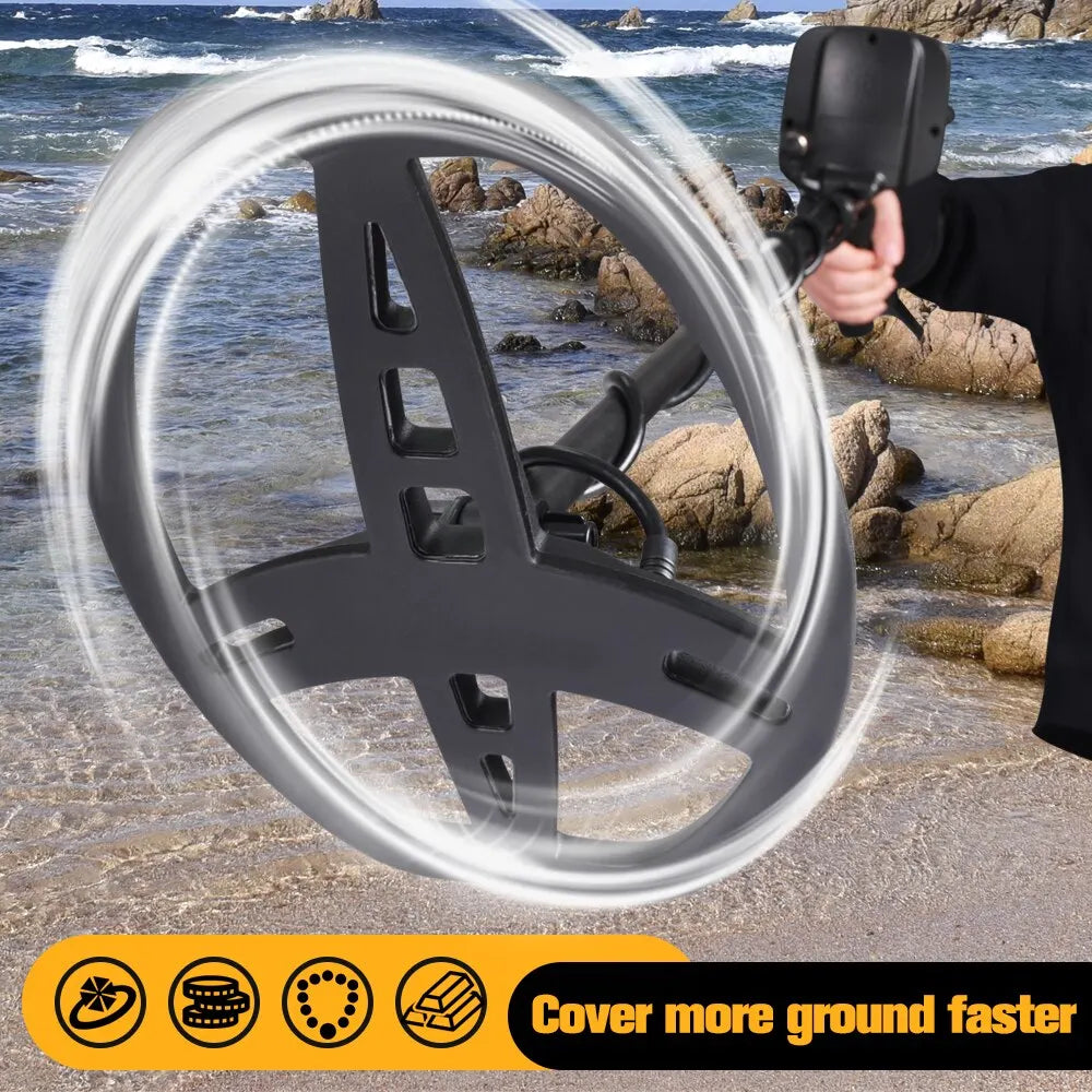 Metal Detector Professional Underground Depth 2.5m Scanner Pin pointer 11inch