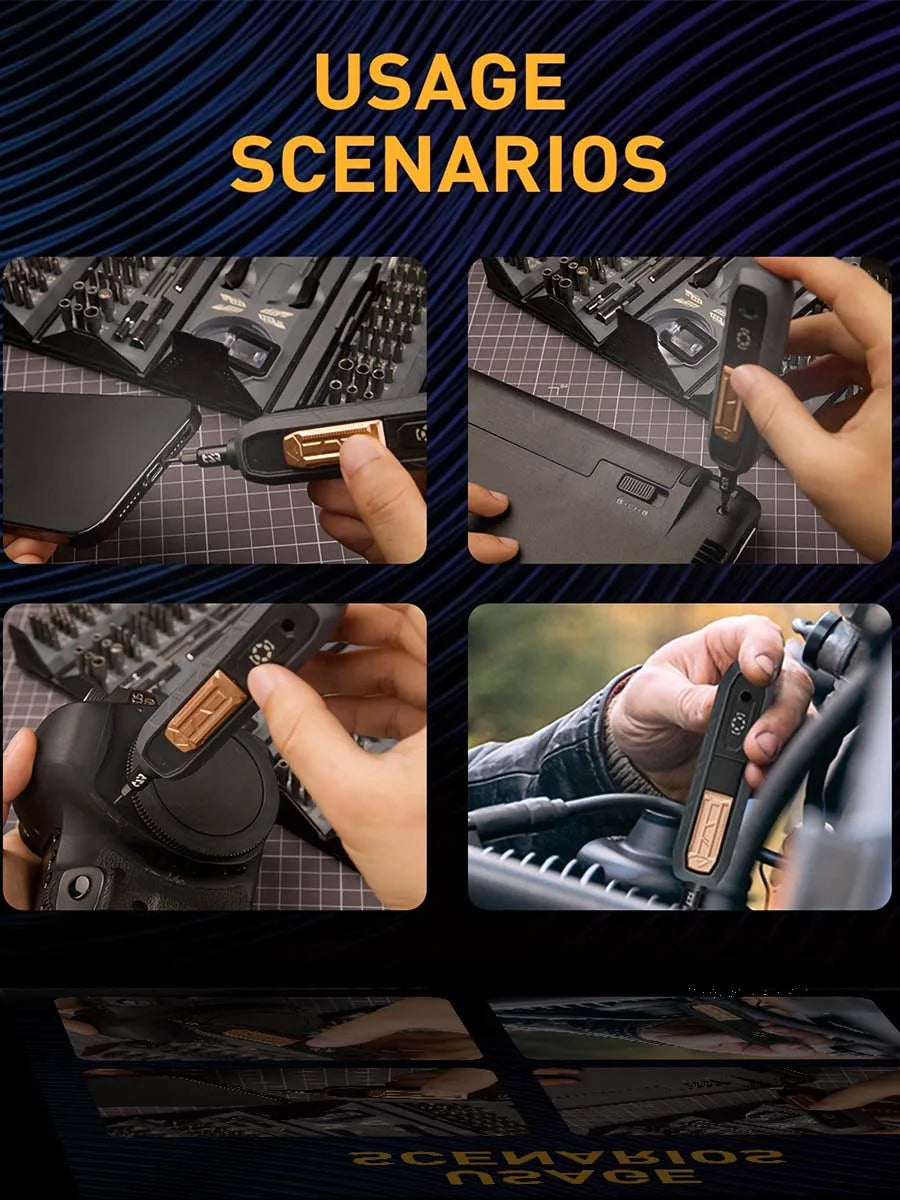 180 in 1 Precision Multifunctional Screwdriver Set, Magnetic Phillips Bits, Mobile iPhone & PC & Glasses Manual Repair