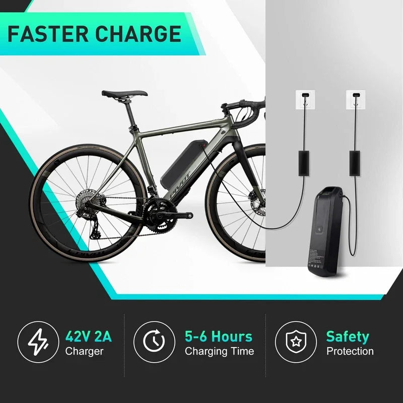 E-Bike Battery 36V 48V 20000mAh 20Ah Mountain Bicycle 1500W 1000W 750W 500W