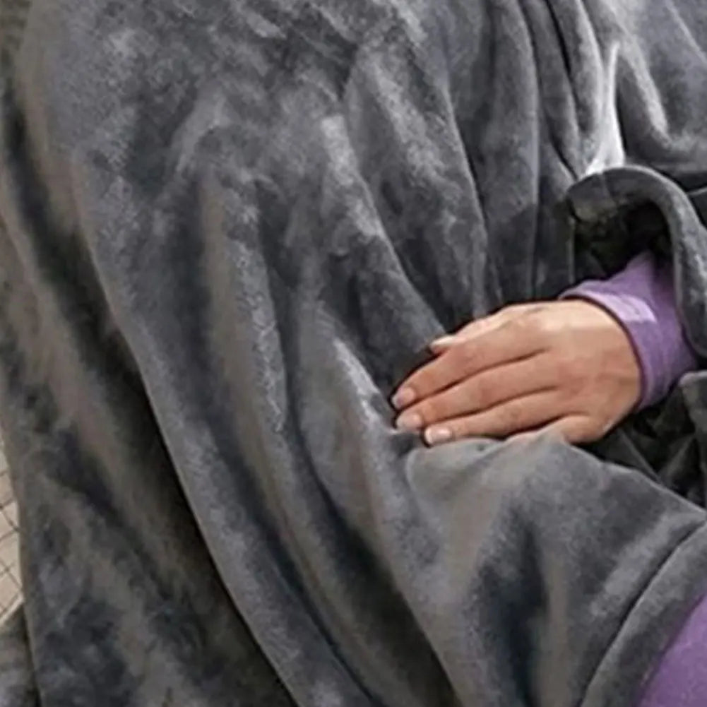 USB Electric Heated Blanket 3 Heating Levels Fleece Heated Blanket Portable Heated Blanket Cape