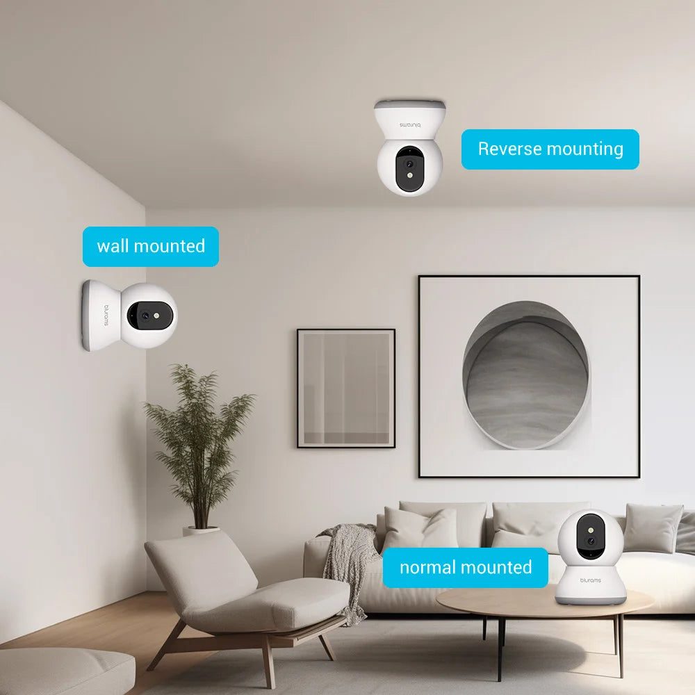 2 Pcs Indoor Security Camera 2K, Home Security Camera