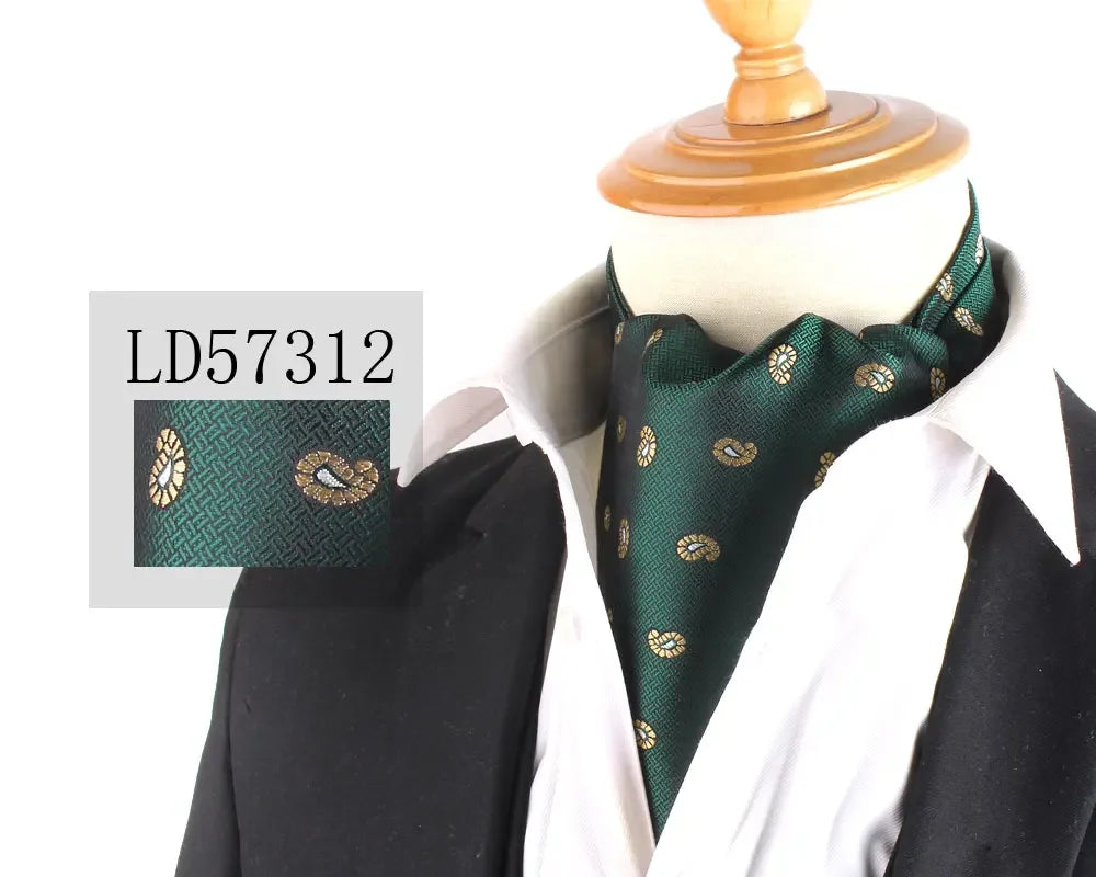 Paisley Cashew Tie Cravat Ascot