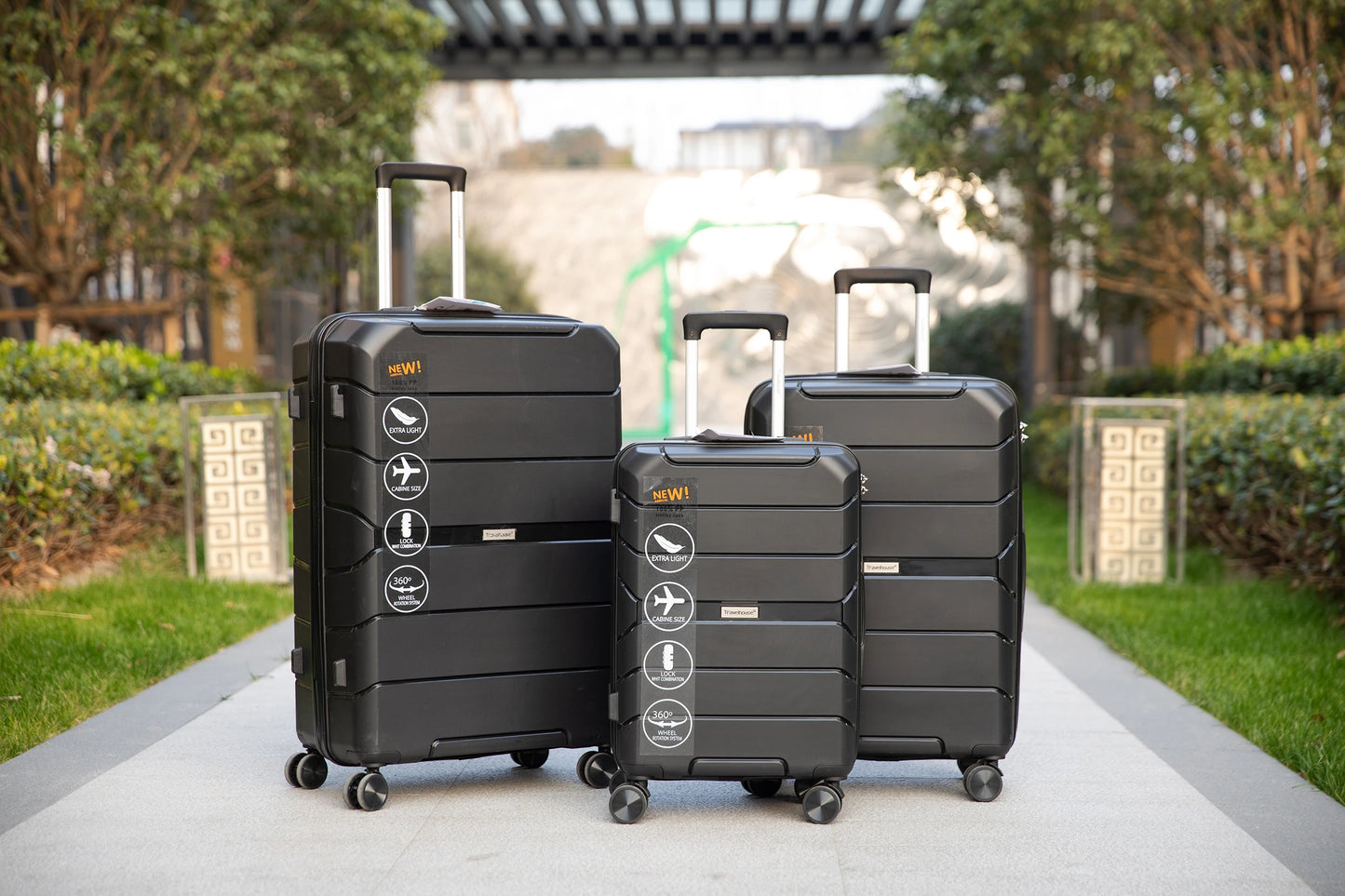 Hard shell Suitcase Spinner Wheels Luggage Set Lightweight With TSA Lock, 3-Piece Set (20/24/28)