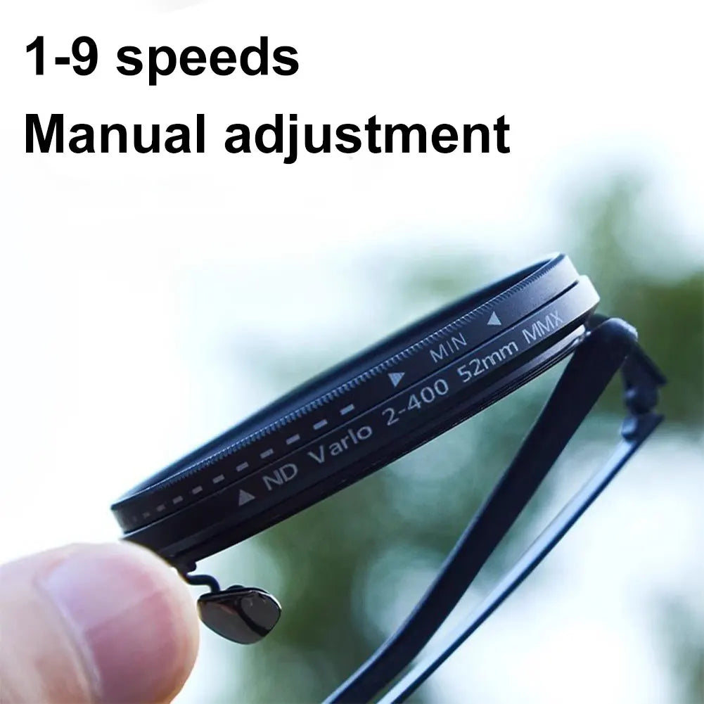 Adjustable 1-9 Sunglasses with ND Filter, Round Lenses, Polarized for Fishing