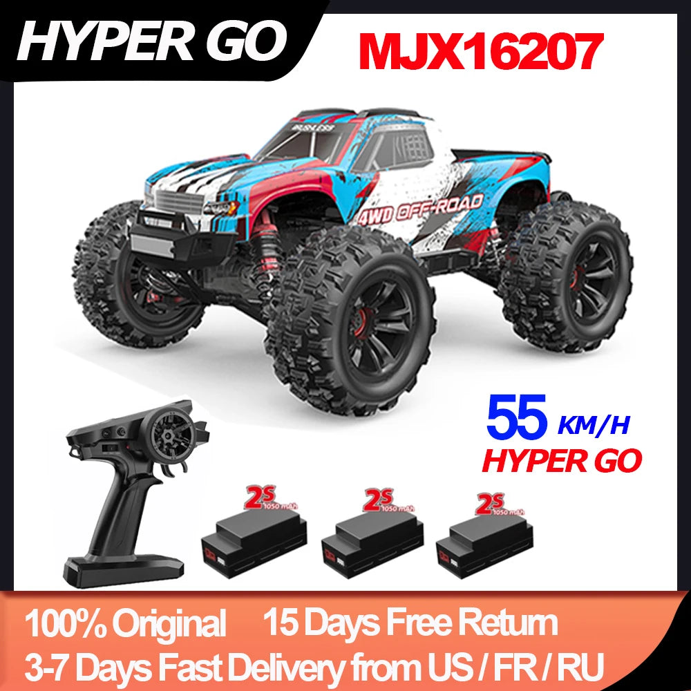 1/16 RC Car 70KM/H Brushless 4WD Off-Road Remote Control Truck