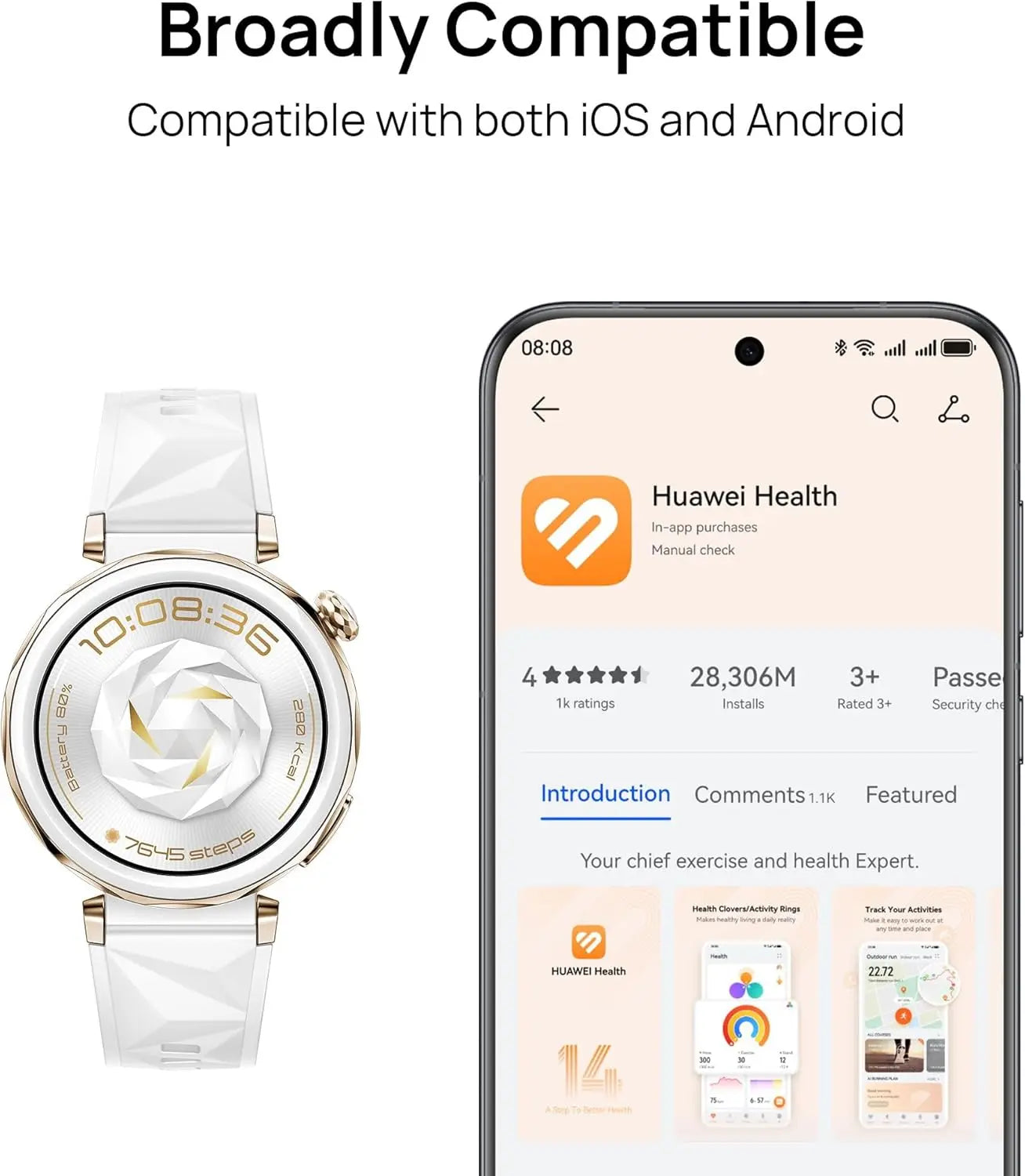 Pro Smartwatch, Sharp-Edged Design, up to 14 Days Battery Life, Pro-Level Sports Watch, Health Tracking,