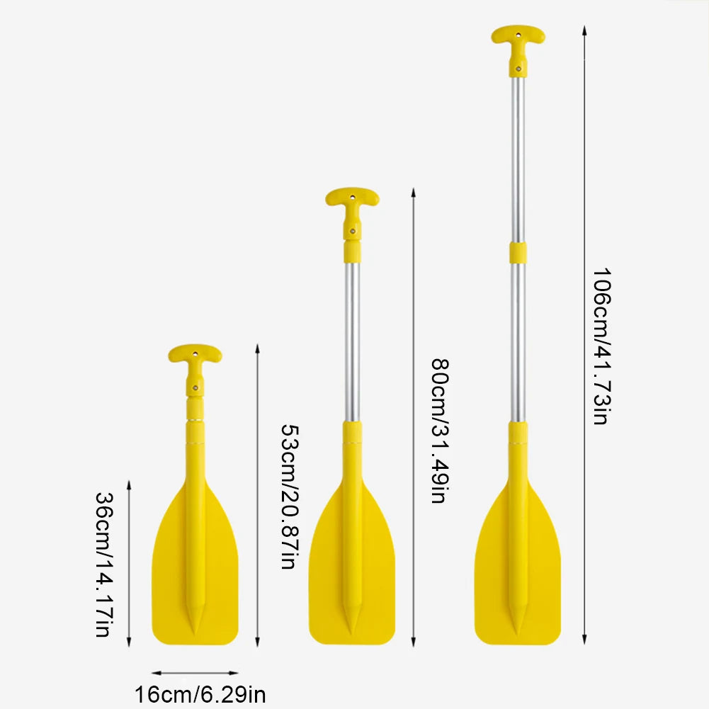 Collapsible Kayak Oar Adjustable Portable Boat Paddle Anti-Slip Handle Mini SUP Paddle Safety Boat Accessories