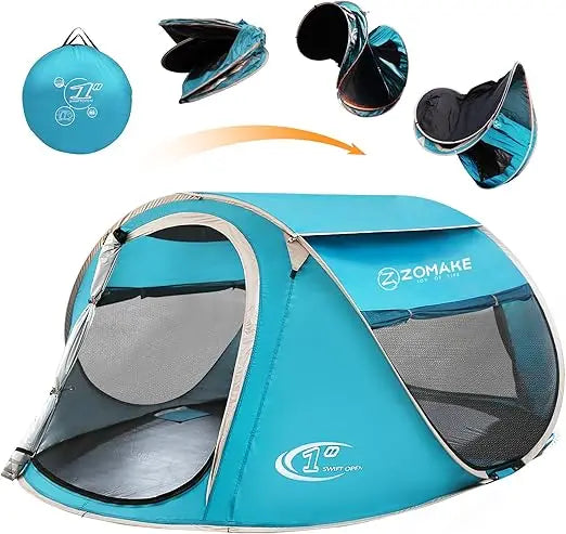 Easy Pop Up Tent 2-4 Person Waterproof