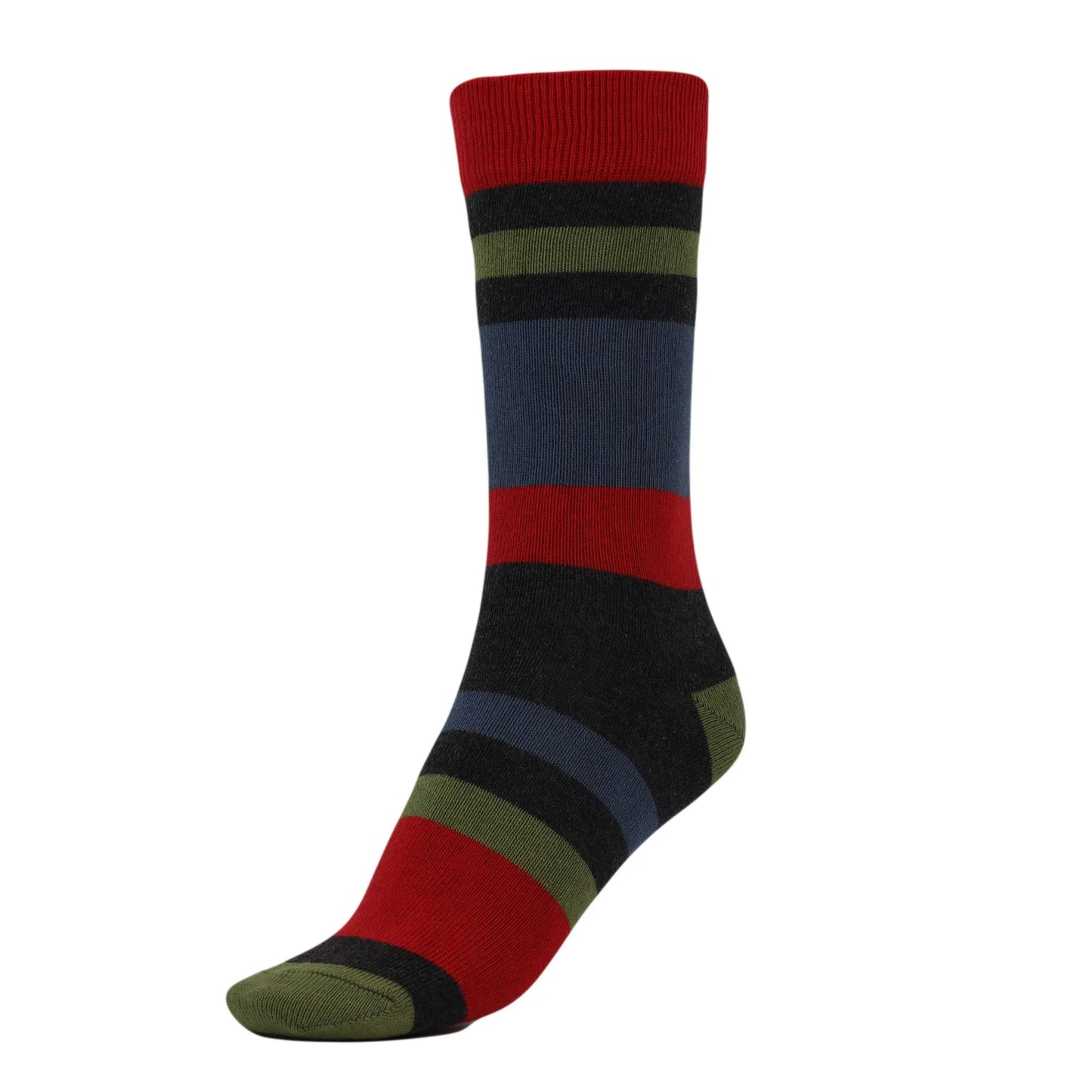 Striped Cotton Crew Casual Socks for Women Pack of 1 Pair