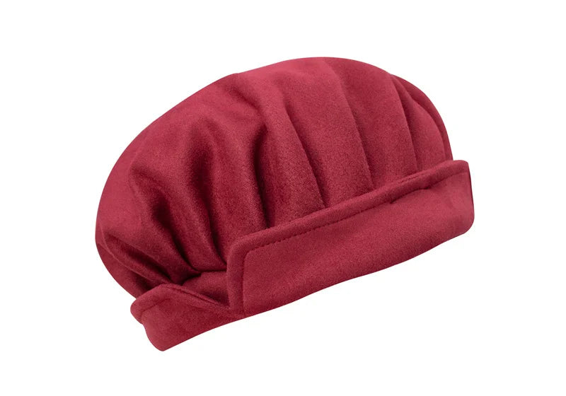 Soft Suede Medieval Hat Beret for Men Women