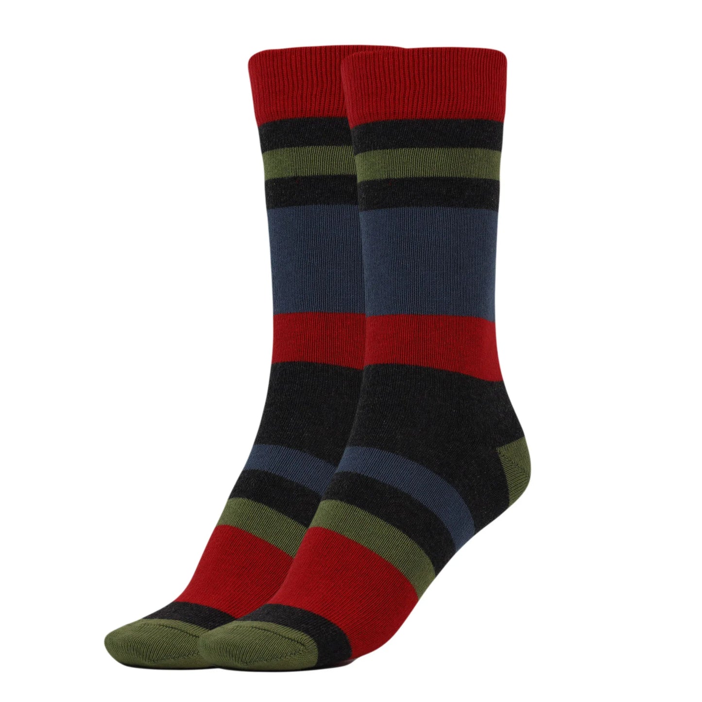 Striped Cotton Crew Casual Socks for Women Pack of 1 Pair
