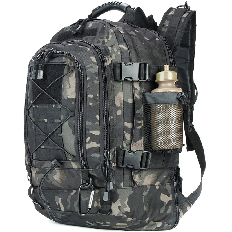 60L Military Tactical Backpack, Army Rucksack Outdoor Travel, Hiking, Camping, Hunting