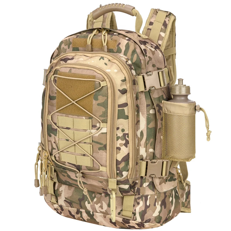 60L Military Tactical Backpack, Army Rucksack Outdoor Travel, Hiking, Camping, Hunting