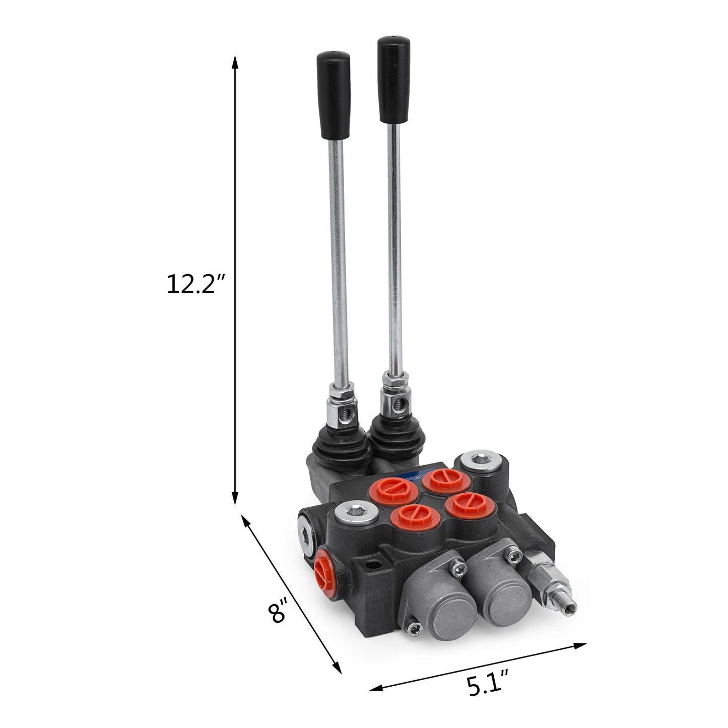 2 or3 Spool 11GPM3600PSI Directional Hydraulic Control Valve, Double Acting, Suitable Use for Pump Hydraulic Cylinder Motor