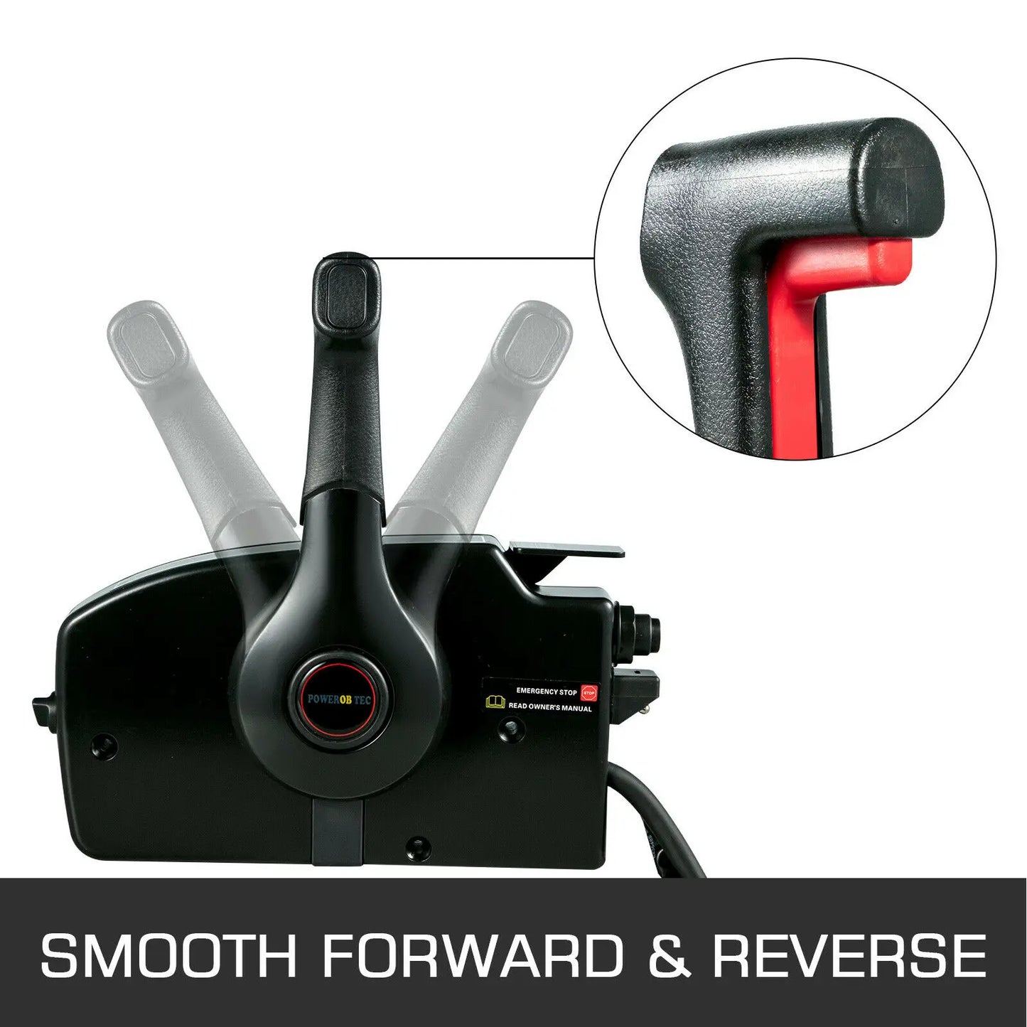 Outboard engine Side Mount Control Box Remote Control, For Mercury-4000 Side Mount (Non Power Trim)