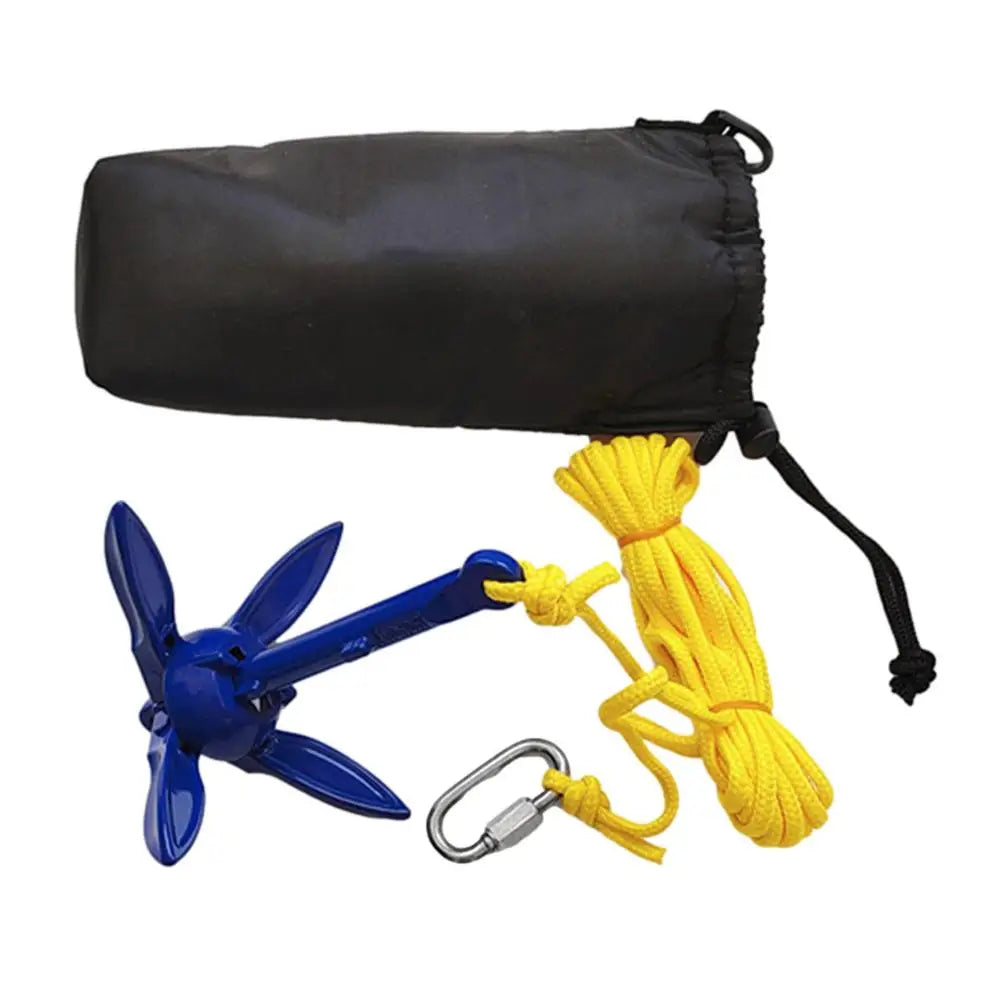 1Set Complete Kayaking/paddle Board/Canoe/Boat Anchor with rope