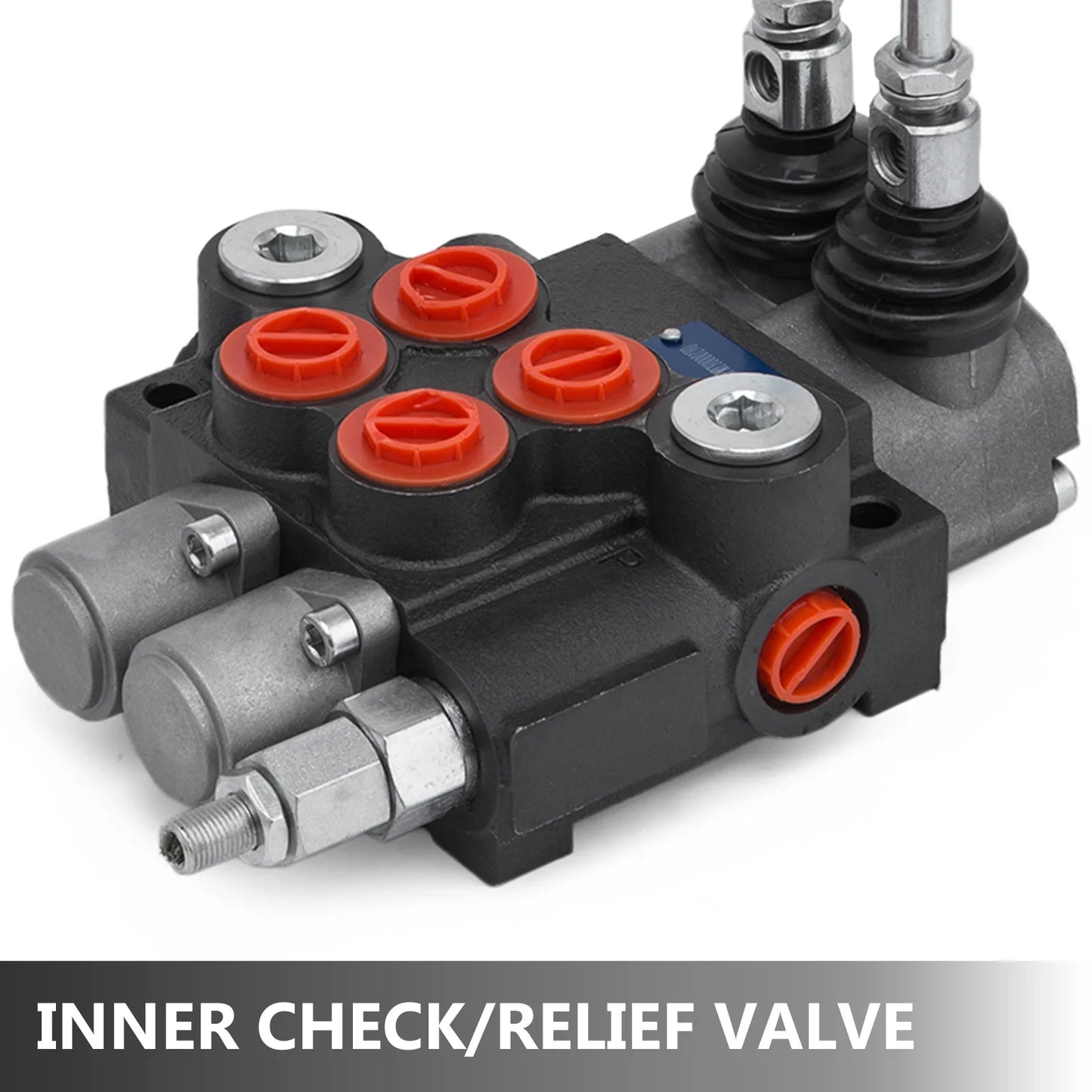 2 or3 Spool 11GPM3600PSI Directional Hydraulic Control Valve, Double Acting, Suitable Use for Pump Hydraulic Cylinder Motor